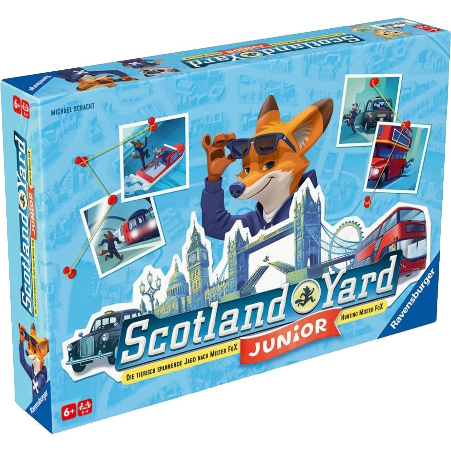 Scotland Yard Junior Ravensburger | Occupez intelligemment vos enfants sans écran grâce à l'enquête