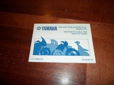 Vintage 1989 Yamaha Motorcycle Skill Test Practice Guide Riding Tips Booklet