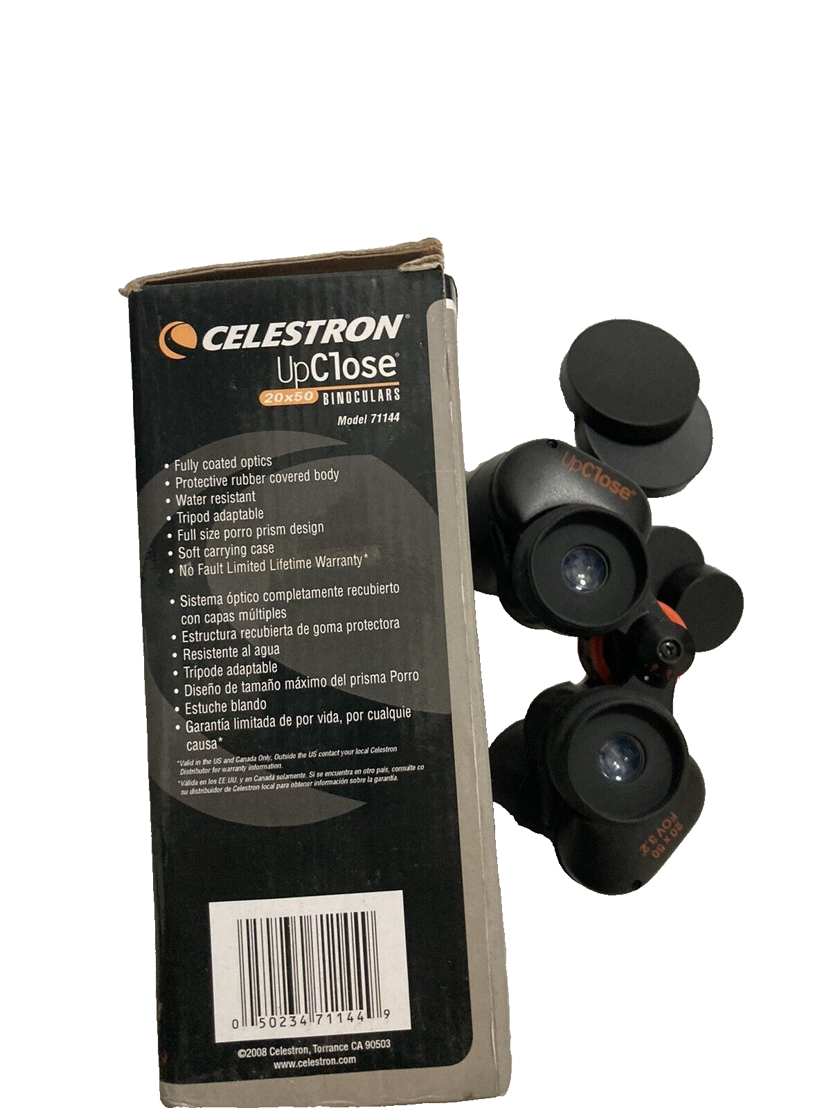 Celestron 20x50 Up Close Binocular with Case Strap & Warranty. Complete