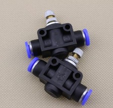 6mm Air Flow Speed Control Valve Tube OD 1/4 ...