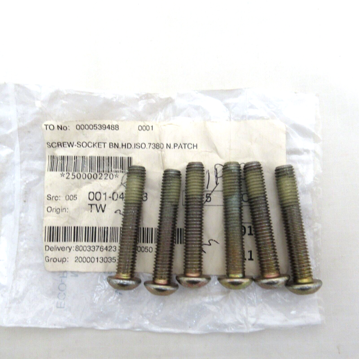 Ski Doo OEM M8x45 Allen Socket Head Screws Bolts 250000220 Set of