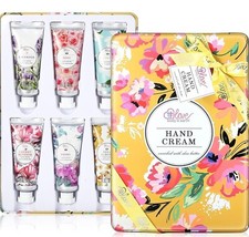 Hand Cream Gift Set for Women Lotion Set for Dry Cracked Hands in Gift Tin NEW