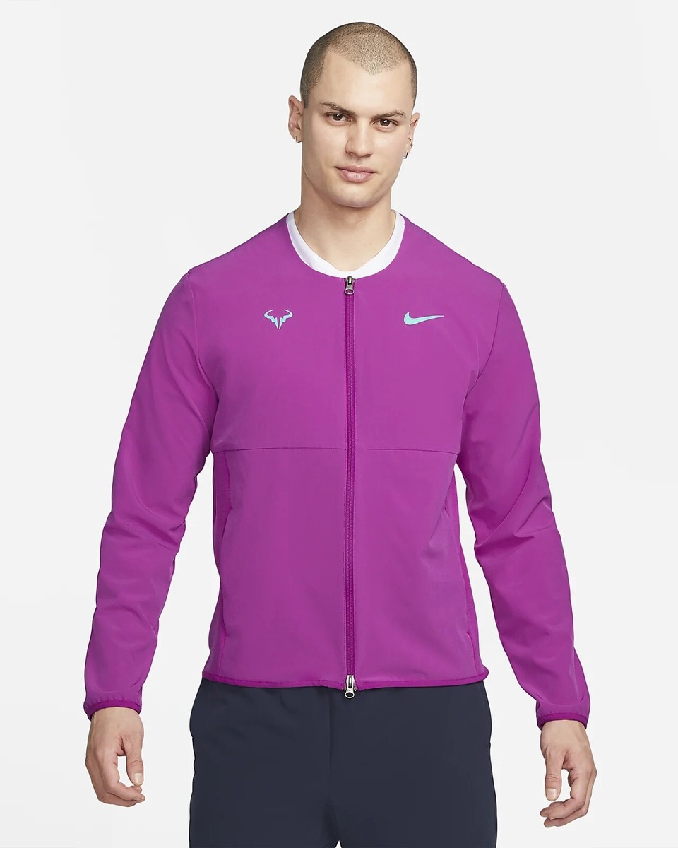 Rafael Nadal NIKE TENNIS トラックジャケット Nike DRI FIT RAFA NADAL US SERIES MEN'S TENNIS JACKET