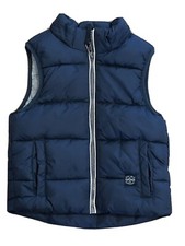 H M Boys Navy Blue Puffer Vest Size 3 to 4 yrs 3Y / 4Y