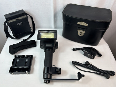 Vivitar 365 Flash, LVP-1 Battery Pack, Vari Sensor Lot - WORKS GREAT !!