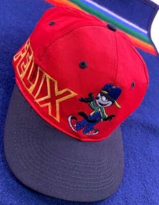 New felix the cat Productions blockhead snapback 90s Supreme Quality Vtg Cartoon