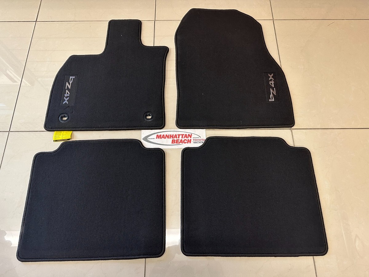 2023-2025 BZ4X BLACK CARPET FLOOR MATS GENUINE TOYOTA PT919-42233