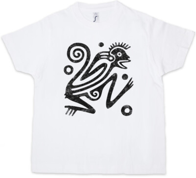 AZTEC APE Kids Boys T-Shirt Indians Indian Sign Civilization Mayans Religion