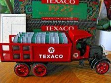 NEW OLD STOCK ERTL #9385 NIB 1935 TEXACO KENWORTH STAKE Truck Bank