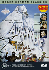 Rock Hudson Mia Farrow AVALANCHE - ROGER CORMAN SNOW DISASTER DVD (NEW & SEALED)