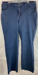 Lee Womens Flex Motion Straight Leg Mid Rise Jeans Plus Size 20w