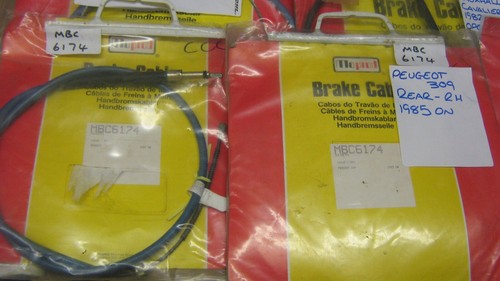JOB LOT 8 x HANDBRAKE CABLES MOPROD / POWERTRAIN VARIOUS MAKES / MODELS 1990's - Picture 5 of 5