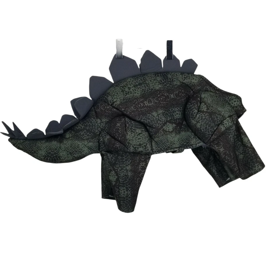 Animal Planeta Jurásico Stegosaurus Dinosaurio Perro Verde Mascota Disfraz Talla Pequeña Foto 2 de 4