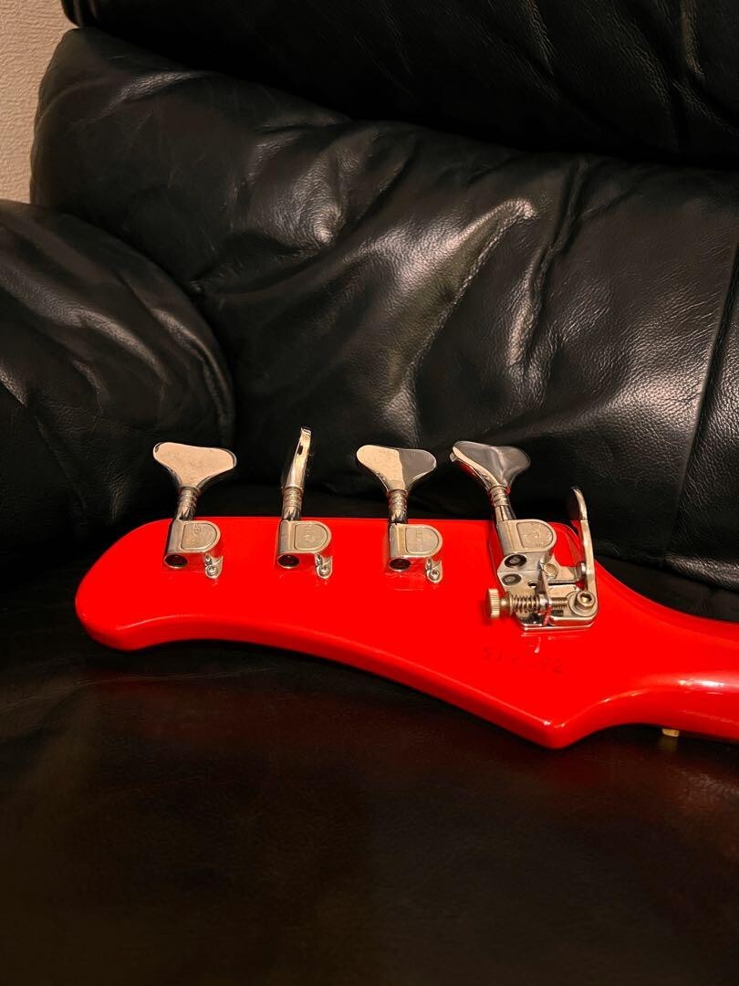 HAMER U.S.A. Blitz Red Electric Bass Guitar 1985 Vintage