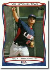 25-Count Lot NICK TRAVIESO 2010 Topps Rookies Team USA RCs