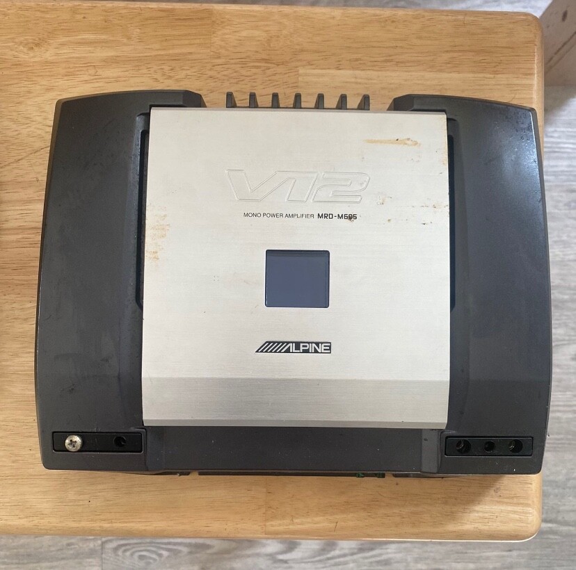 Alpine V12 MRD-M605 - Car - Amplifier - 1-Channel - 600 Watts x 1