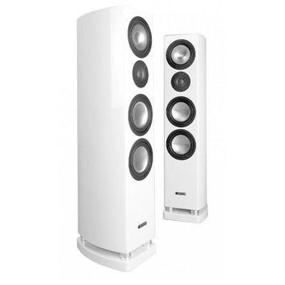 Piega Classic 5.0 Standlautsprecher - 2,5-Wege System Piano Weiß