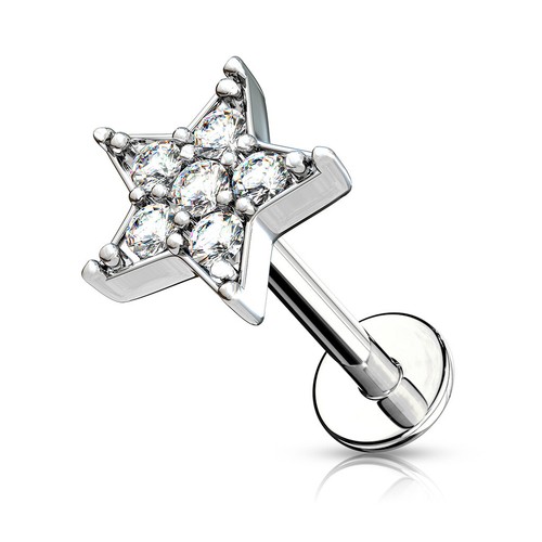 Labret Cartilage Tragus 8mm Barretta Piercing Oro Rosa Argento Acciaio Chirugico - Foto 13 di 105