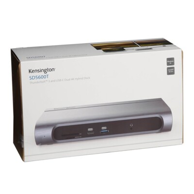 Kensington SD5600T Thunderbolt 3 and USB-C Dual 4K Hybrid Docking Station 100W