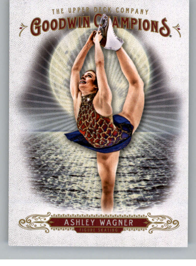 ASHLEY WAGNER 2018 UPPER DECK GOODWIN CHAMPIONS CARD #7