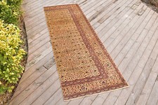 Türkischer Teppich 29 Zoll x 82 Zoll Kayseri Orientalisch Läufer Blumen Küche...