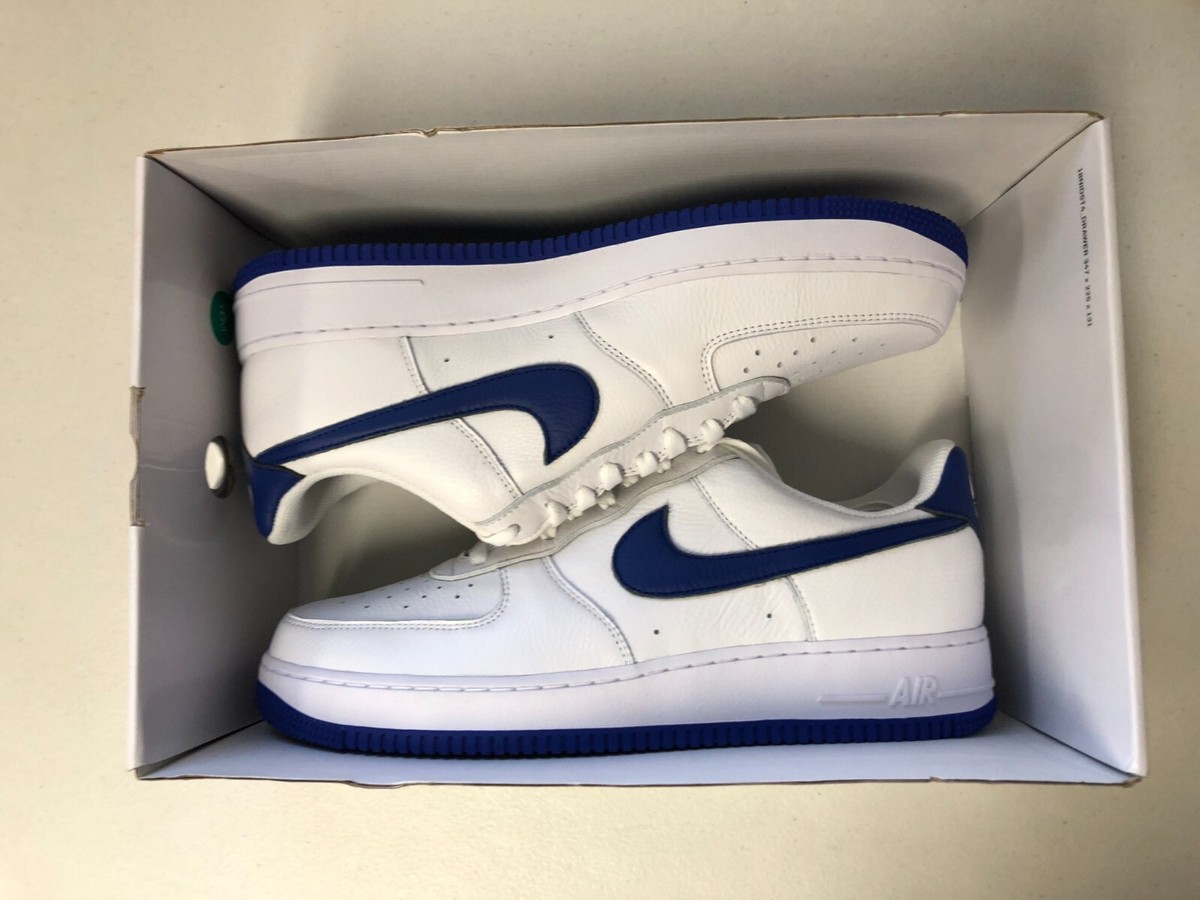 Nike By You Air Force 1 Low White Royal Blue DV3892-900  display picture 1