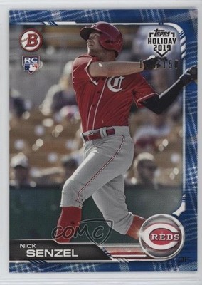 2019 Topps Holiday Bowman Blue 146/150 Nick Senzel #TH-NS Rookie RC gh4