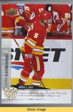 2020-21 Upper Deck Game Dated Moments April /499 Mark Giordano #35 READ vm9