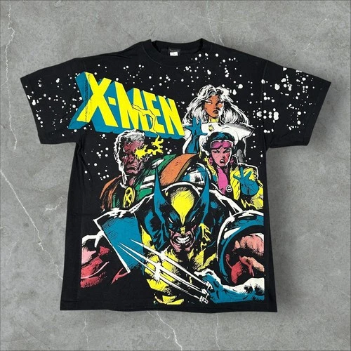 Vintage X-Men Marvel Comics AOP Size Large Changes Single Stitch Reprint T-Shirt