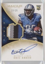 2014 Panini Immaculate Gold 13/25 Eric Ebron #106 7i2