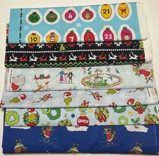 How The Grinch Stole Christmas - 100% Cotton - U Pick - By the Half Yard / Panel