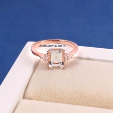 Aquamarine Ring, March Birthstone, 925 Sterling Silver, Birthday Ring