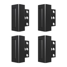 Greatalent 4Pack Door Reinforcement Lock Aluminum Finish for Front Door Top
