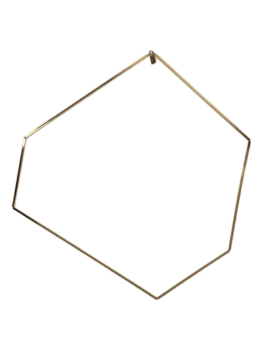 JOHN LAWRENCE SULLIVAN Mens Hexagon Gold Necklace No Top Design