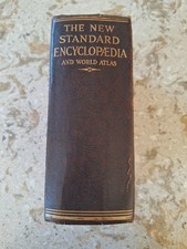 The New Standard Encyclopaedia and World Atlas Odhams Press Vintage c1932