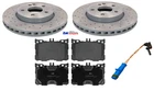 FOR MERCEDES GLC-CLASS GLC 250 D 4MATIC AMG FRONT BRAKE DISCS & PADS & SENSOR