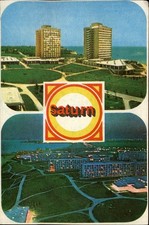 Saturn Mangalia Romania vintage postcard c288