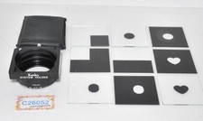 Kenko System Holder 72mm - Filter Holder Mount 72-52mm Adapter  9 Filter Glass