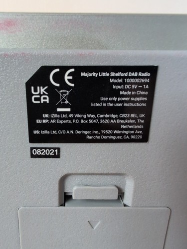 Majority Little Shelford DAB/DAB+ Digital & FM Radio - Grey /Silver - Tested. - Picture 7 of 13