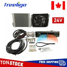 24V Electric Cooling &Heat Underdash Air Conditioner Auto Universal Car A/C Kit