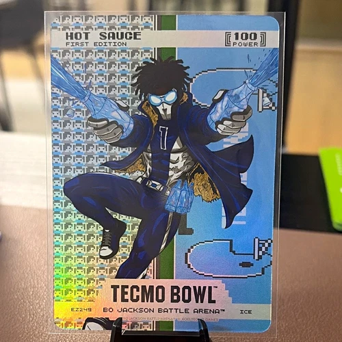 Hot Sauce 1st Ed Tecmo Bowl Bo Jackson Battle Arena Card EZZ49