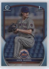 2023 Bowman Draft Chrome Sky Blue Refractor Kade Morris #BDC-86 0hw6