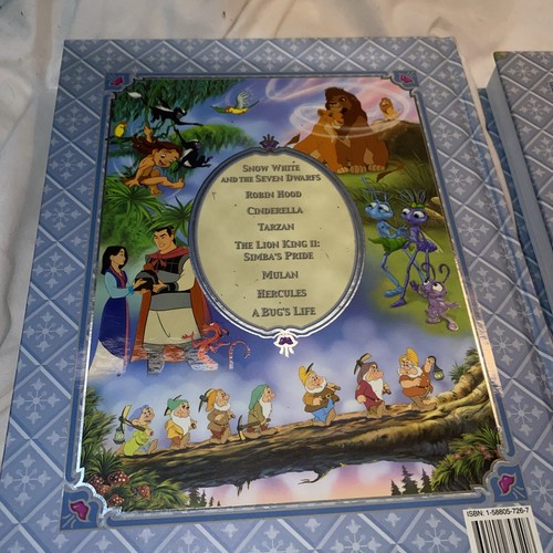 Disney Enchanted Tales & Charming Tales Story Books Set Of 2 Hardcover Never Use - Picture 7 of 12