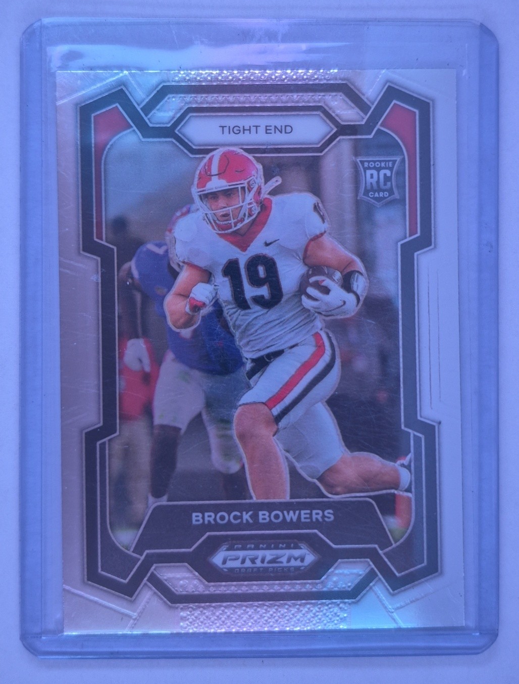 2024 Panini Prizm Collegiate Draft Picks Brock Bowers #107 RC Bulldogs
