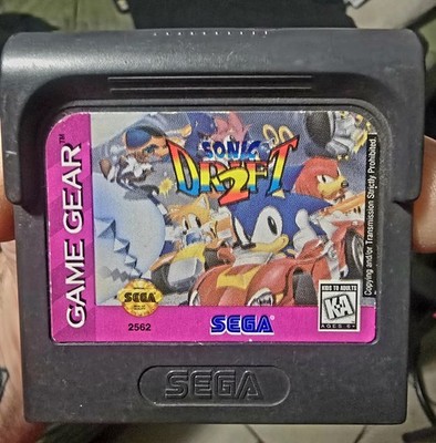 Sonic Drift 2 Sega Game Gear Tested Working Good Label