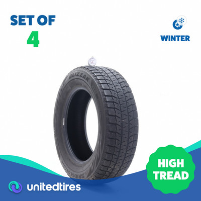 Set of (4) Used 215/65R16 Bridgestone Blizzak WS80 98H - 8/32