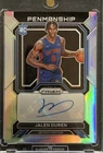 2022-23 Panini Prizm Jalen Duren RC Rookie Penmanship Auto Silver Prizm #RP-JDD