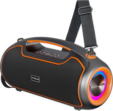 Portable Bluetooth Speakers Wireless, 200W MAX Loud Outdoor Speaker with Deep Ba