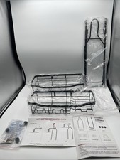 Shower Caddy Hanging, Anti-Swing Over Head Rustproof Black