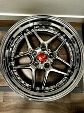 Blitz 03 Brw03 Wheels Chrome Plated 18x1018x10.5 5x114 Rebuilt New Set